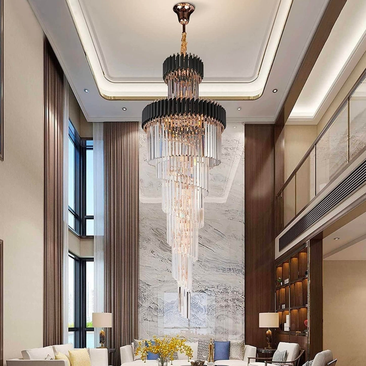 DUPLEX CHANDELIERS