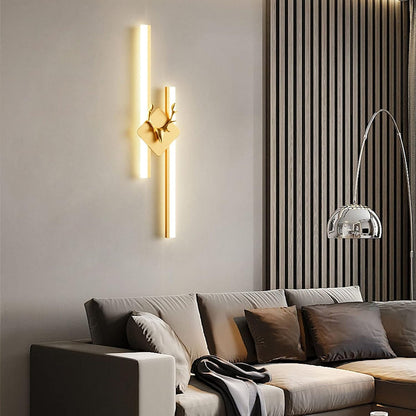 Modern Minimalist Gold Long LED Acrylic Wall Lamp – Sleek Illumination for Any Room