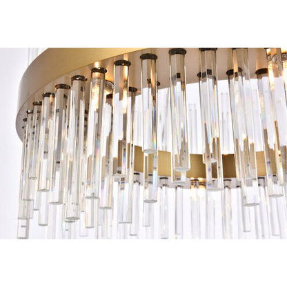 Elegant Lighting - LED Crystal Chandeliers & Round Pendant Ceiling Lights with Halo Design