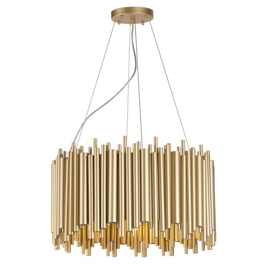 Cathedral Antique Chandelier With Aged Brass - Modern Chandeliers