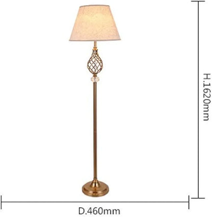 Modern American Desk Lamp - Industrial Iron Art Table Light with Crystal Accent for Bedroom, Hotel, and Study