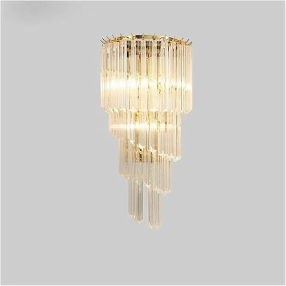 Modern Crystal LED Wall Lamps - Decorative Indoor Lighting for Bedroom, Bedside, Study Room, and Corridor