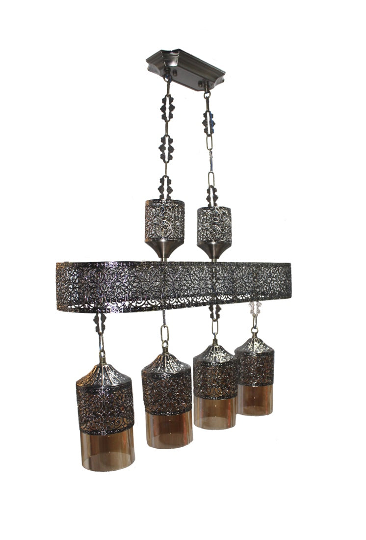 Modern Rectangle Antique Design Hanging Chandelier - Elegant Lighting for Stylish Spaces