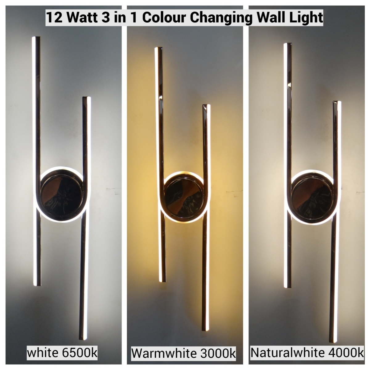 Luxurious Wall Lamp with Adjustable Color Changing Function - Elegant Home Lighting Solution