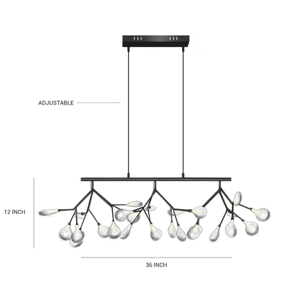 Blaze Modern Dining Chandelier - Elegant Lighting Fixture for Contemporary Dining Rooms