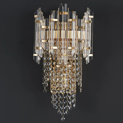 Modern Luxury Minimalistic Crystal Wall Light - Elegant Fixture for Contemporary Home Decor