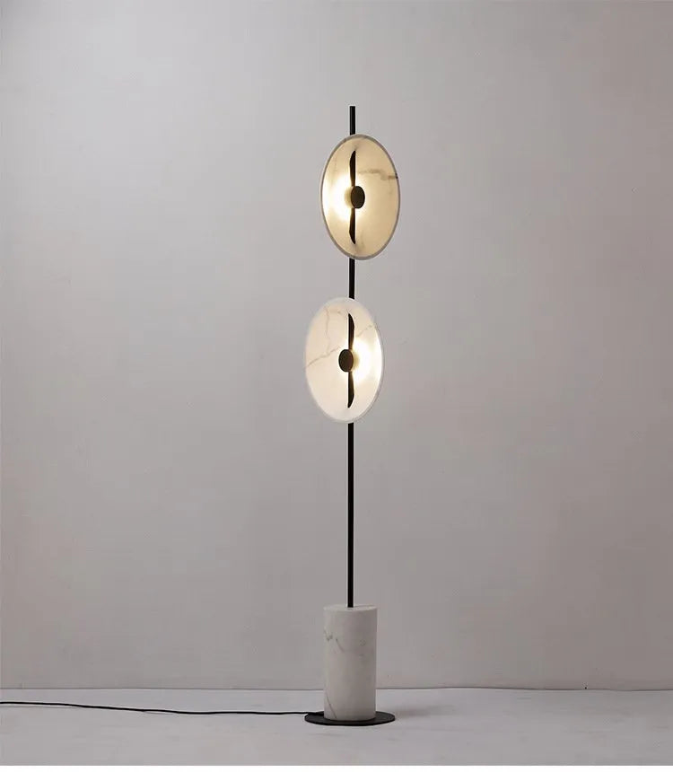 Modern Dual Semicircle Floor Lamp - Sleek Elegance for Contemporary Spaces - Best Floor Lamps