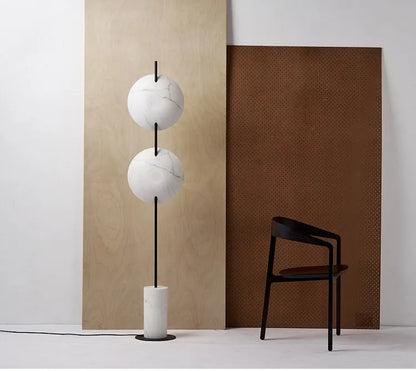 Modern Dual Semicircle Floor Lamp - Sleek Elegance for Contemporary Spaces - Best Floor Lamps