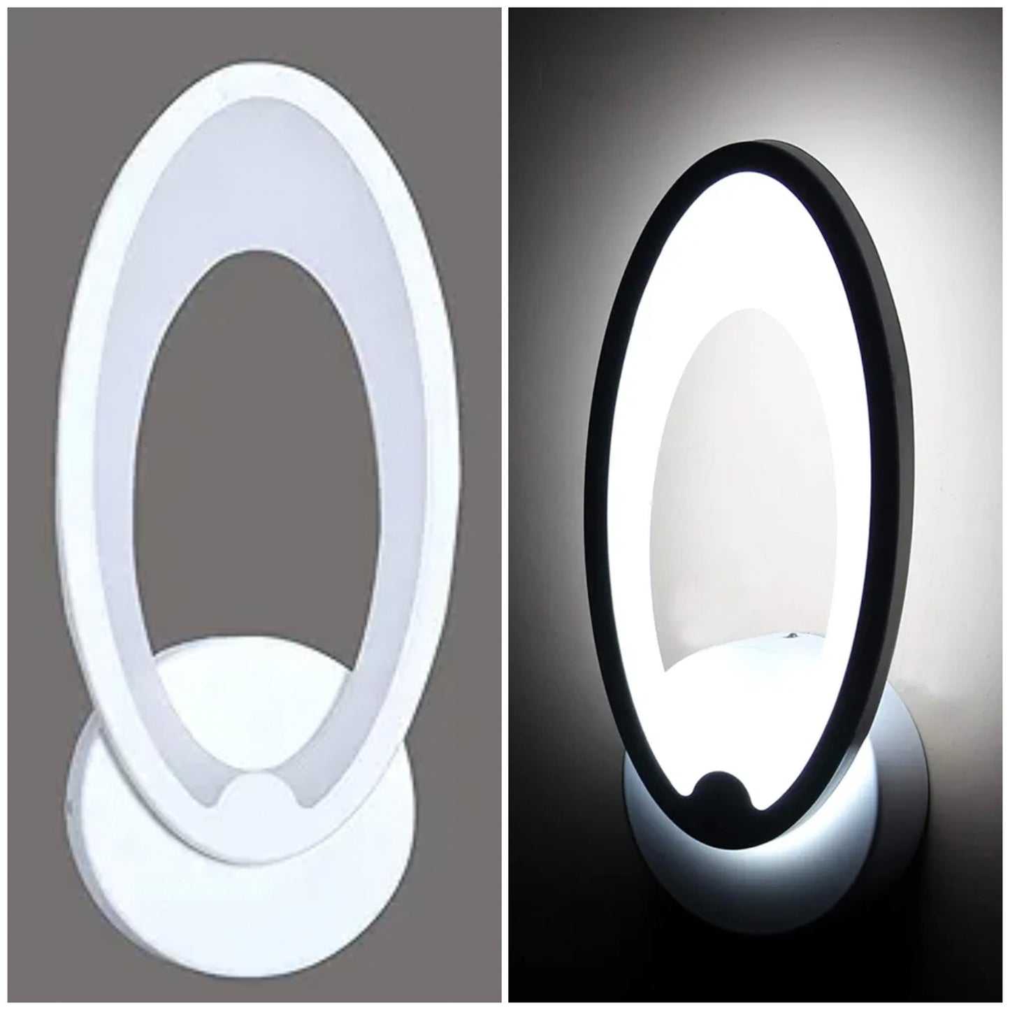 LED Wall Sconce Egg Design - Stylish Indoor & Outdoor Lighting for Home Decor