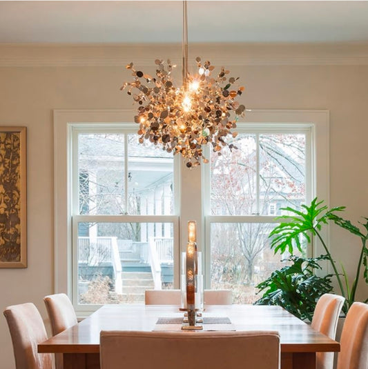 Italian Gold-Plated Designer Pendant Light - Luxury Lighting Fixture