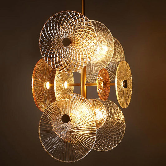 Lotus Leaves LED Chandelier - Modern Nature-Inspired Lighting for Elegant Homes