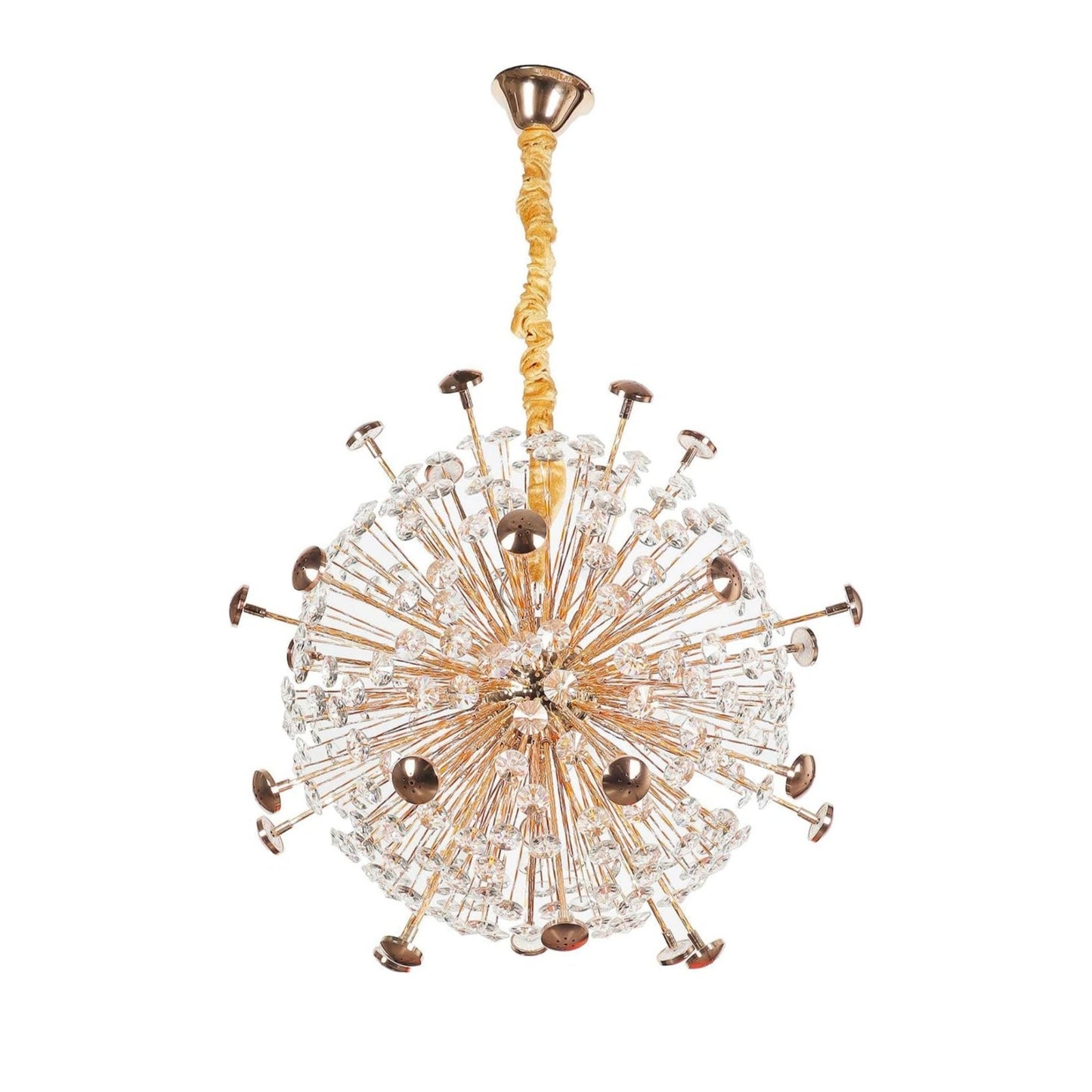 Dandelion Crystal Chandelier - Modern Industrial Hanging Fixture