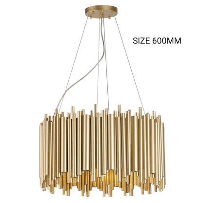 Cathedral Antique Chandelier With Aged Brass - Modern Chandeliers