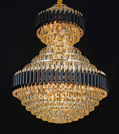 Inbuilt LED Crystal Chandelier Light – Modern Elegance for Stunning Interiors - 800mm