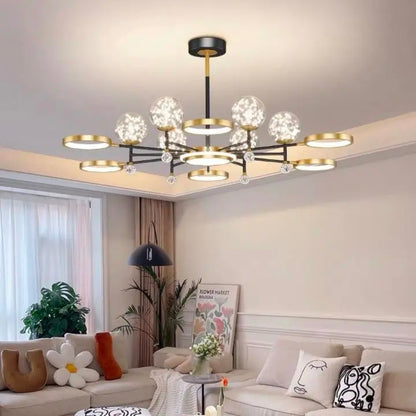 Personalized Internet Celebrity Chandelier - Starry Luxury Living Room Lamp for Stylish Bedroom Décor