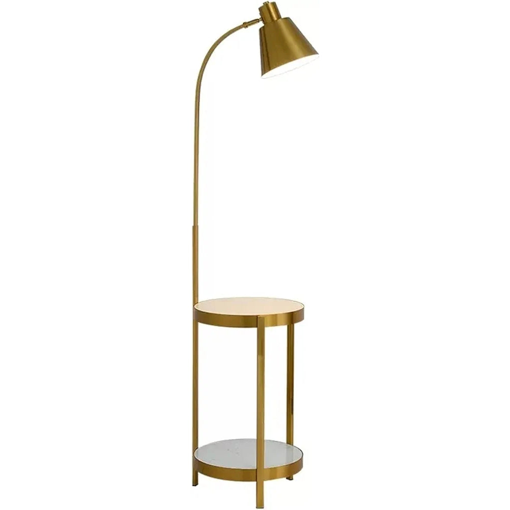 Vertical Floor Lamp with Shelf - Stylish Coffee Table Light for Living Room, Sofa, and Bedroom Décor