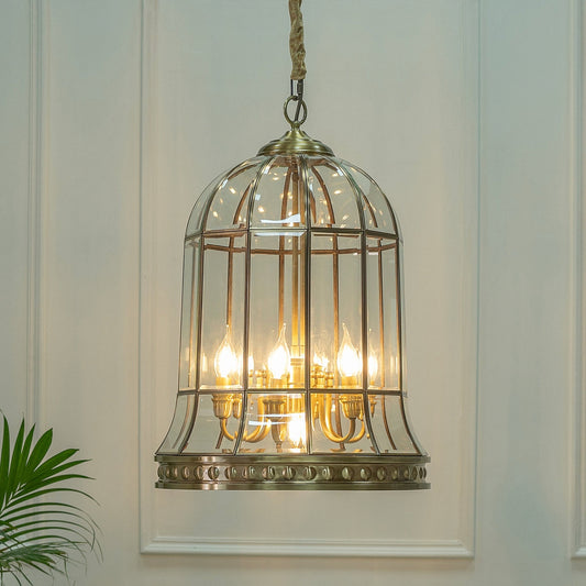 Christmas Special Brass Bell Pendant Light - Festive Decorative Hanging Fixture for Holiday Cheer