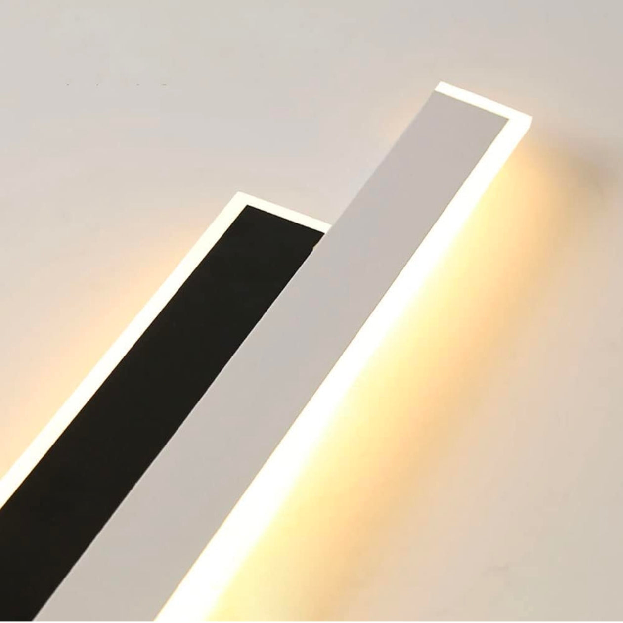 Linear Wall Sconce - Modern Strip Light for Bedroom, Living Room, and Hallway - Height 60cm