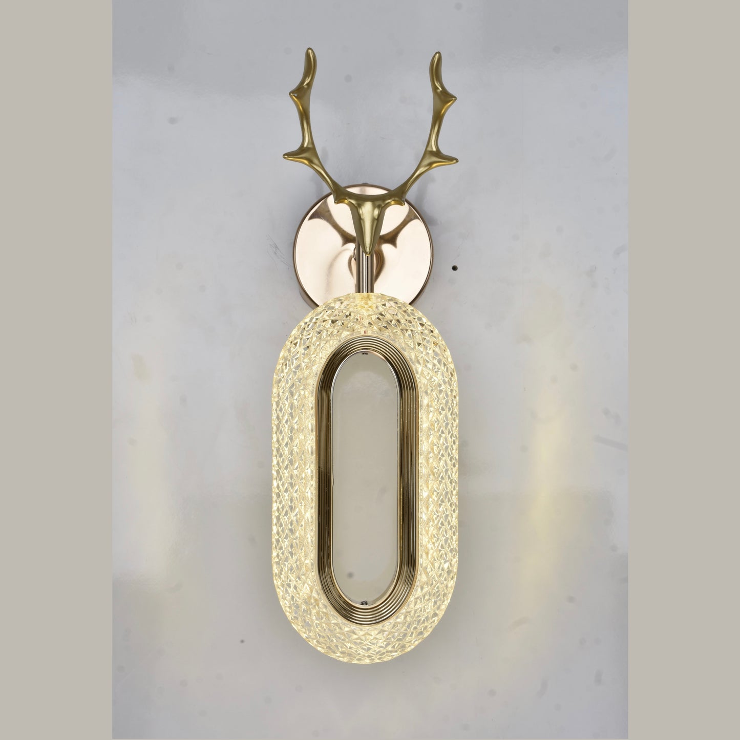 Golden Stag Luminary Prestige Wall Light - Elegant Statement Lighting for Luxury Interiors