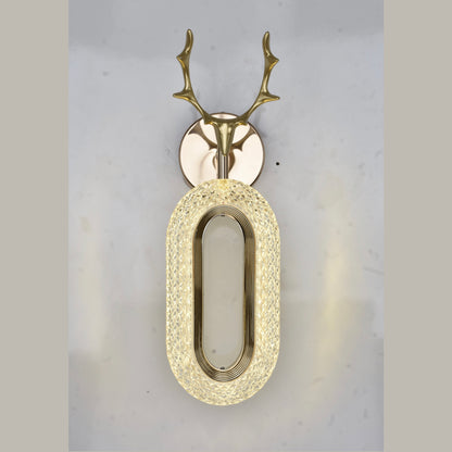 Golden Stag Luminary Prestige Wall Light - Elegant Statement Lighting for Luxury Interiors