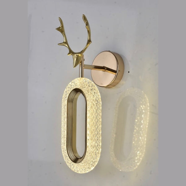 Golden Stag Luminary Prestige Wall Light - Elegant Statement Lighting for Luxury Interiors