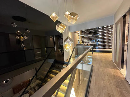 Modern LED Square Crystal Chandelier - Large Lighting Fixture for Hotel and Elegant Home Decor