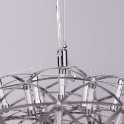 The Entice Pendant Light - Modern Chrome Finish LED Hanging Fixture