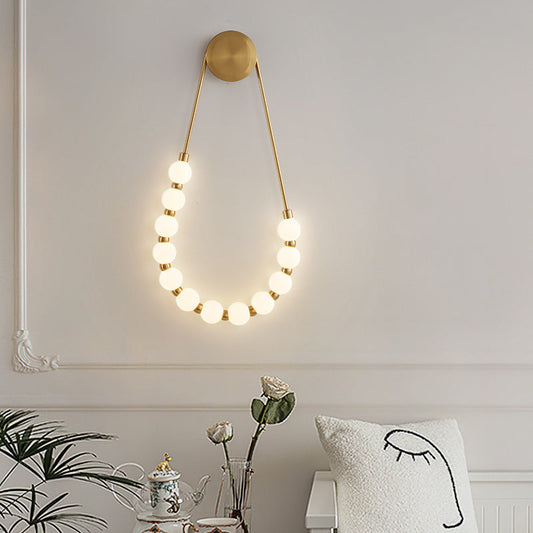 Chic Necklace Wall Sconce - Stylish Decorative Wall Lamp