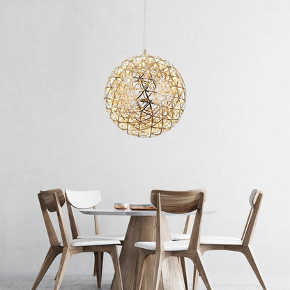 The Entice Pendant Light - Modern Chrome Finish LED Hanging Fixture