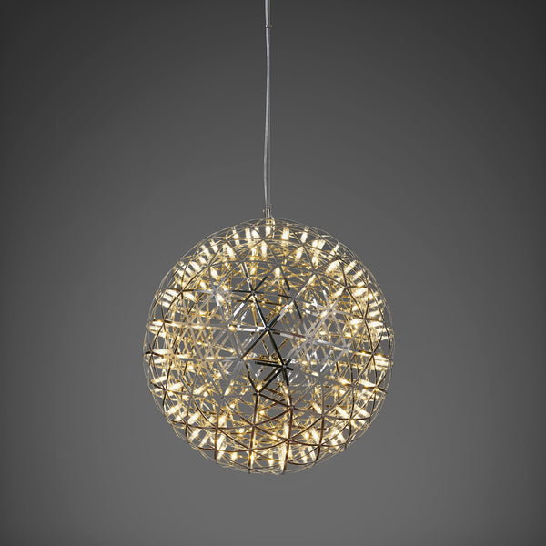 The Entice Pendant Light - Modern Chrome Finish LED Hanging Fixture