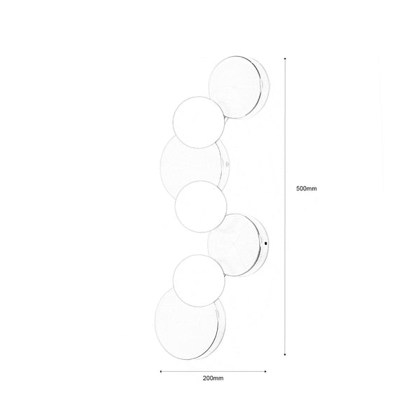 Rings of Saturn Wall Sconce - Modern Decorative Wall Light