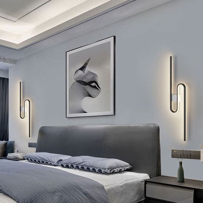 Modern U-Turn Wall Light - Stylish Indoor Lighting Fixture for Home Decor