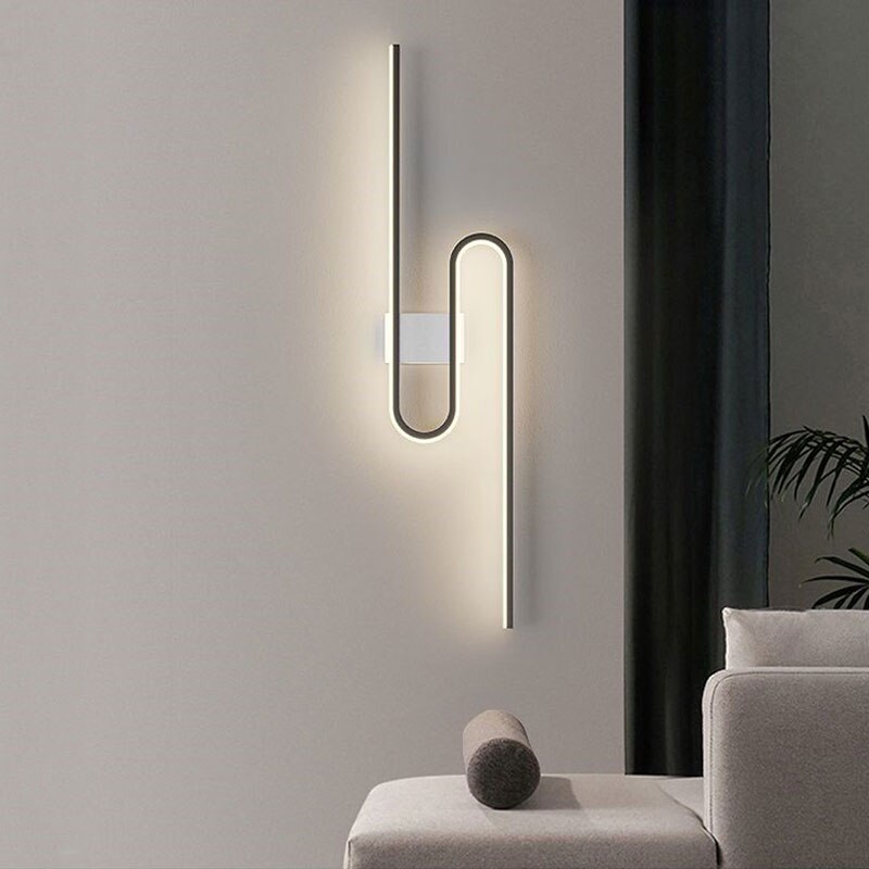 Modern U-Turn Wall Light - Stylish Indoor Lighting Fixture for Home Decor