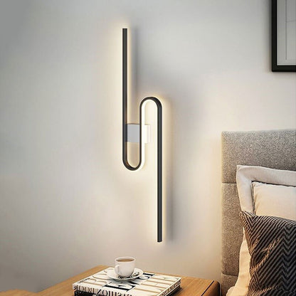 Modern U-Turn Wall Light - Stylish Indoor Lighting Fixture for Home Decor