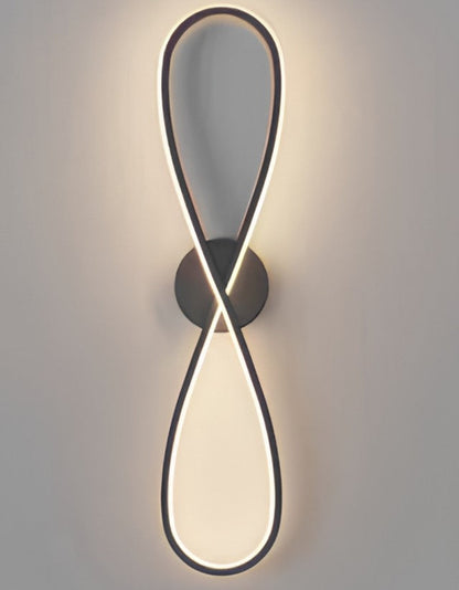 Infinity Wall Light in French Gold - Elegant Lighting Fixture for Modern Interiors