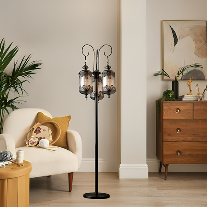 Nostalgic Nordic Floor Lamp - Post-Modern Minimalist Living Room & Luxury Bedroom Set of 3