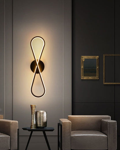 Infinity Wall Light in French Gold - Elegant Lighting Fixture for Modern Interiors