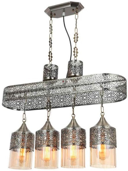 Modern Rectangle Antique Design Hanging Chandelier - Elegant Lighting for Stylish Spaces