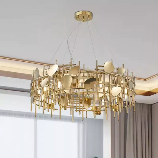 Monarch Weave Chandelier – Regal Elegance in Luxurious Lighting for Sophisticated Interiors