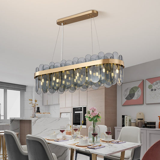 Airline-Inspired Ailine Chandelier - Sleek Modern Lighting for Contemporary Spaces