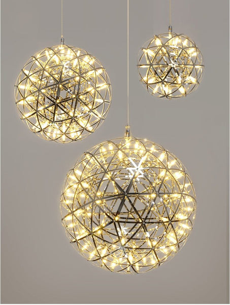 Orbital LED Hanging Lamp - Modern Pendant Light Fixture for Stylish Home Décor