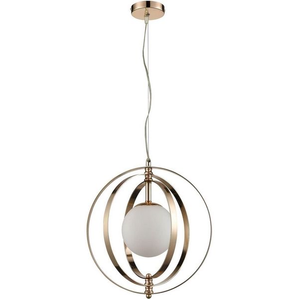 Satellite Three Rings Gold Lamp - Modern Pendant Light for Stylish Interiors