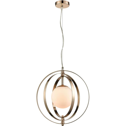 Satellite Three Rings Gold Lamp - Modern Pendant Light for Stylish Interiors